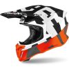 Шлем для эндуро и кросса Airoh Twist 2.0 Frame Grey-orange Gloss.