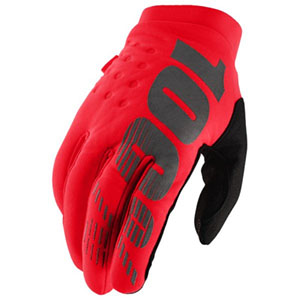 Мотоперчатки 100% Brisker Glove Red