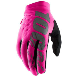 Купить Мотоперчатки женские 100% Brisker Womens Glove Neon Pink/Black