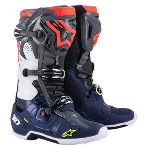 Купить Мотоботы Alpinestars Tech 10 boots Dark Gray/Dark Blue/Red